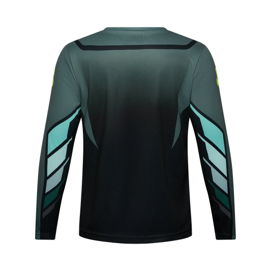 Fox Youth Ranger Long Sleeve Jersey Foundry - Sage Green