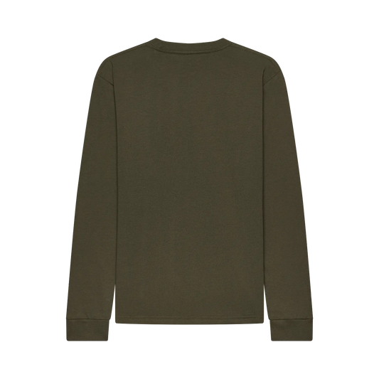 Fox Youth Roughcut Long Sleeve Tee - Dark Green