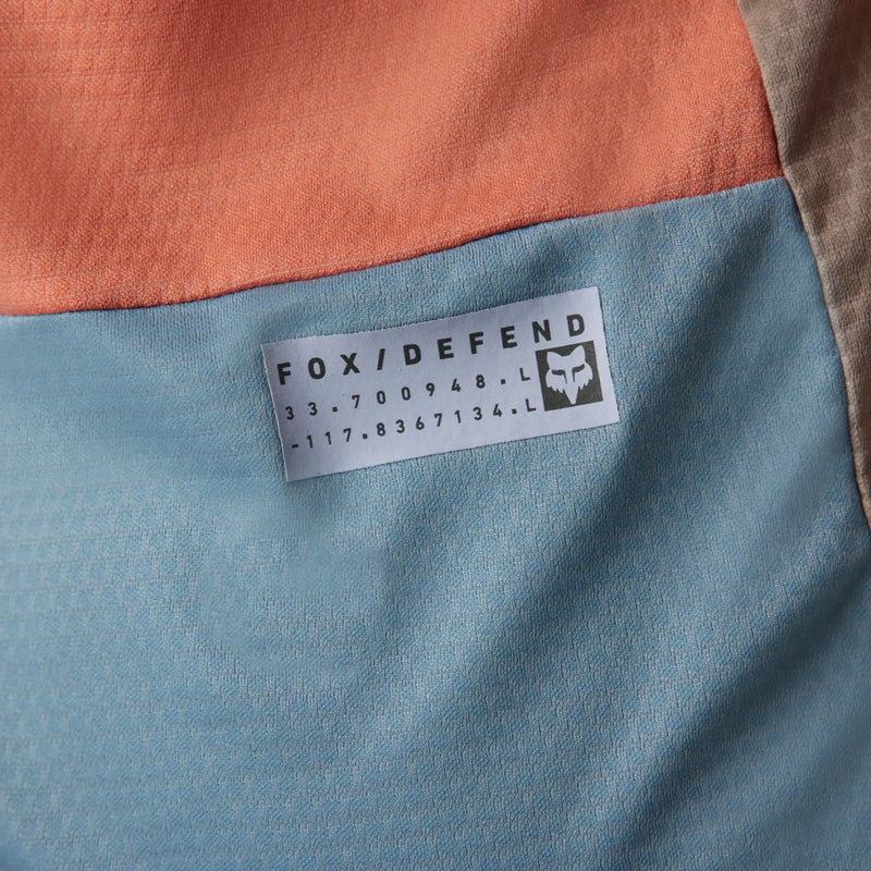 Fox Womens Defend Short Sleeve Jersey - Salmon SALE