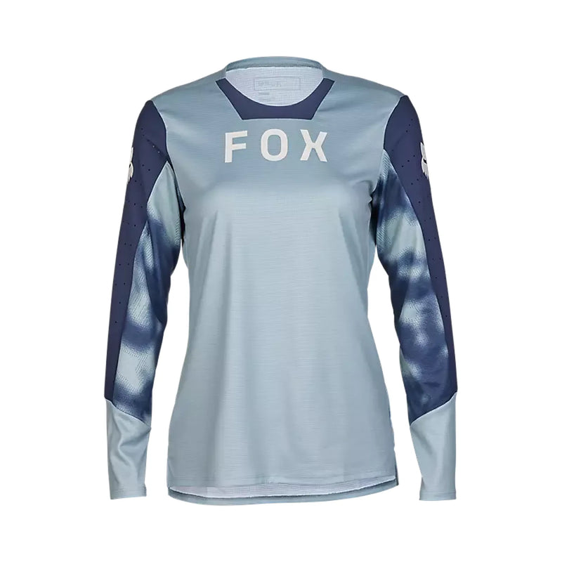 Fox Womens Defend Taunt Long Sleeve Jersey -  Gunmetal Grey SALE