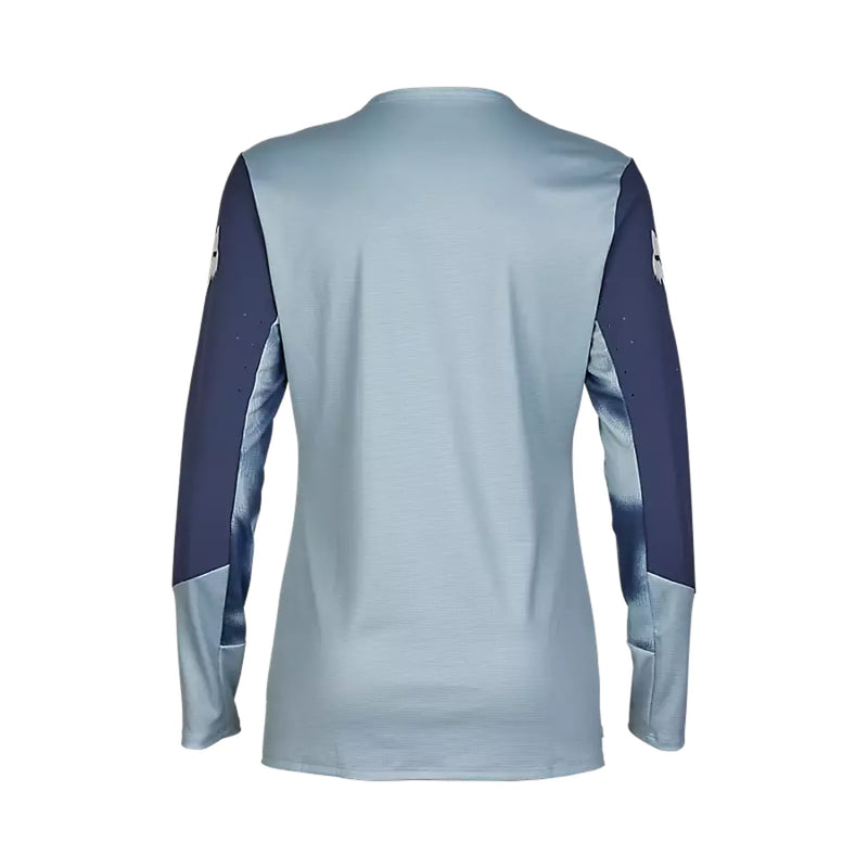 Fox Womens Defend Taunt Long Sleeve Jersey -  Gunmetal Grey SALE