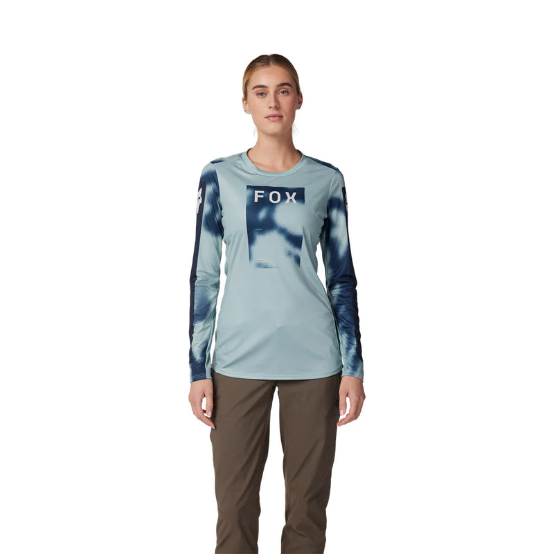Fox Womens Ranger Taunt Long Sleeve Jersey - Gunmetal SALE
