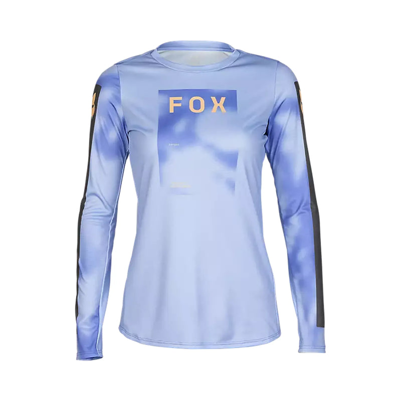 Fox Womens Ranger Taunt Long Sleeve Jersey - Tulip SALE