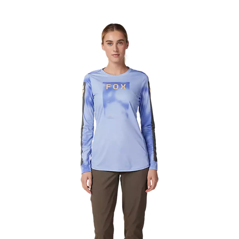 Fox Womens Ranger Taunt Long Sleeve Jersey - Tulip SALE