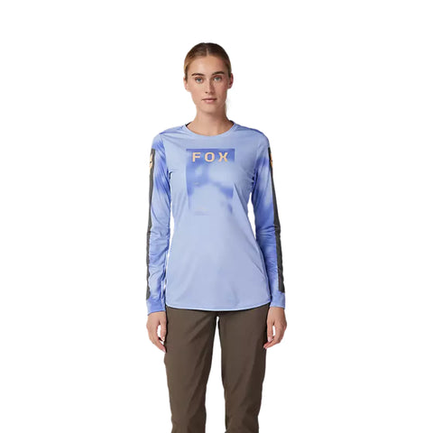 Fox Womens Ranger Taunt Long Sleeve Jersey - Tulip SALE