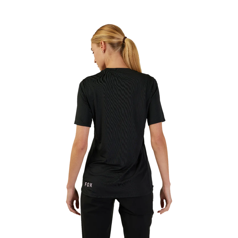 Fox Womens Ranger Fox Head Short Sleeve Jersey - Black SALE