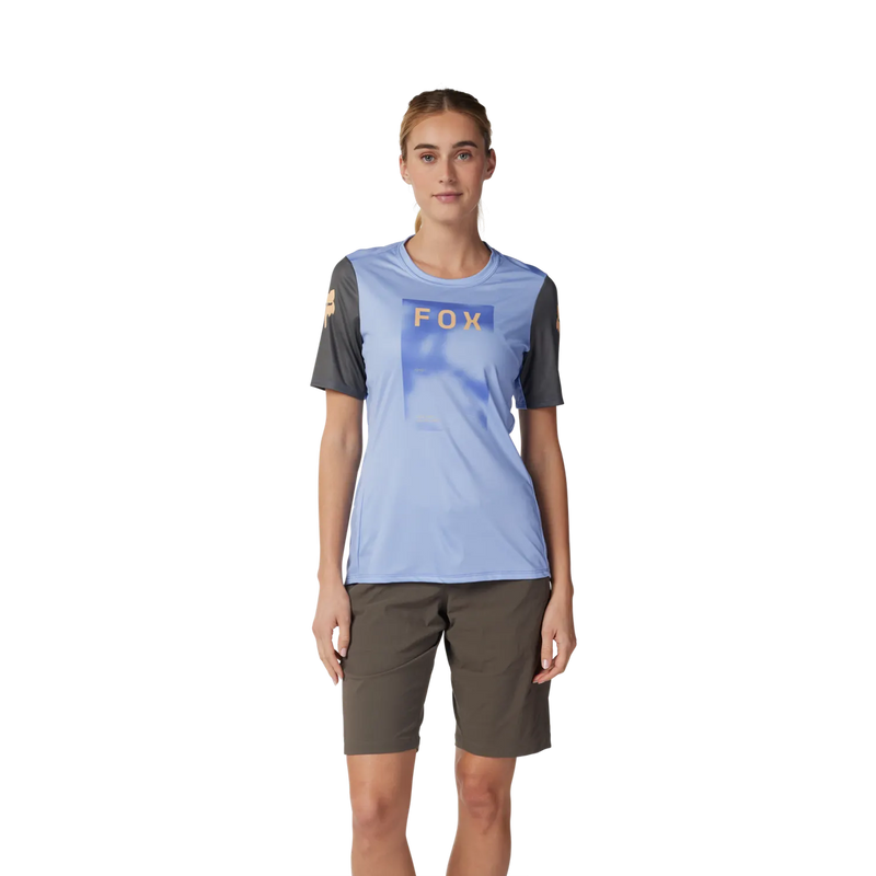 Fox Womens Ranger Taunt Short Sleeve Jersey - Tulip Purple SALE