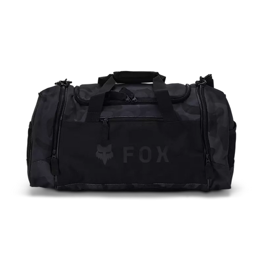 Fox 180 Black Camo Duffle Gear Bag - Black Camoflage