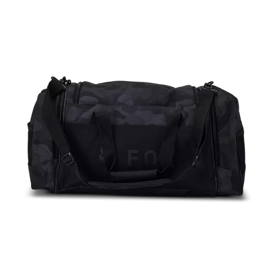 Fox 180 Black Camo Duffle Gear Bag - Black Camoflage