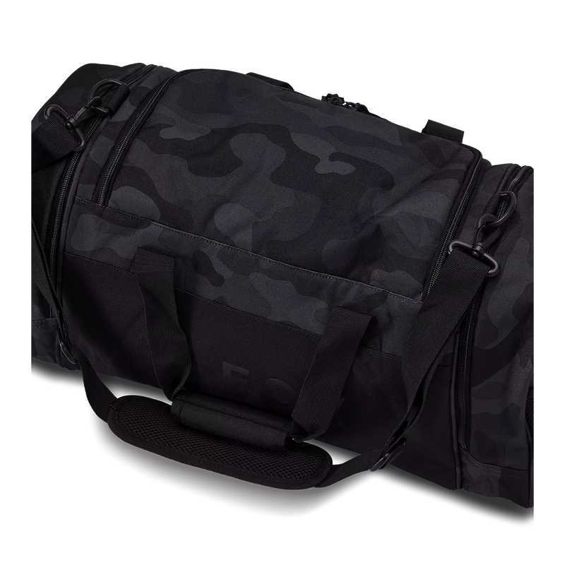 Fox 180 Black Camo Duffle Gear Bag - Black Camoflage