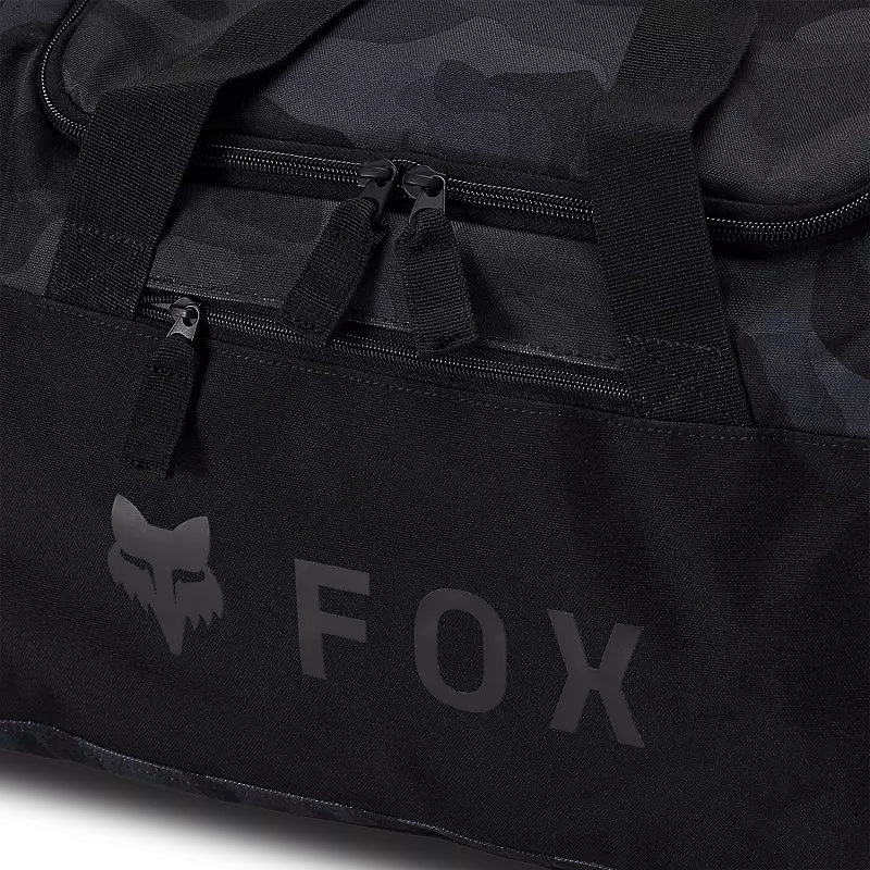 Fox 180 Black Camo Duffle Gear Bag - Black Camoflage