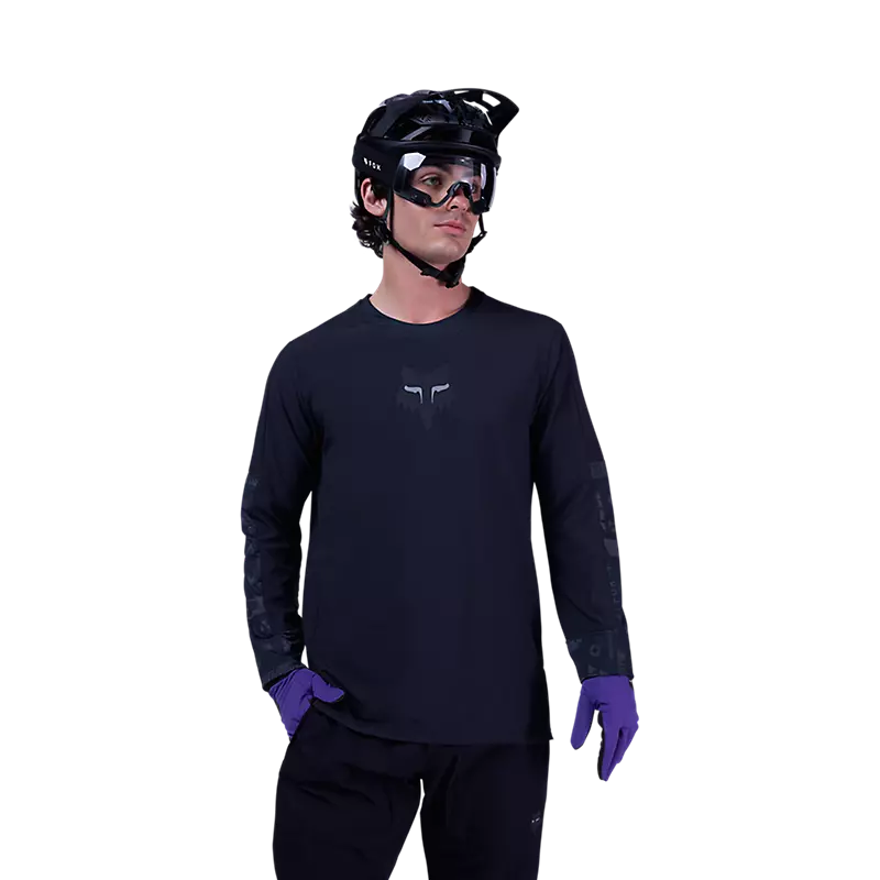 Fox Defend Thermal Lunar Special Edition Long Sleeve Jersey - Black