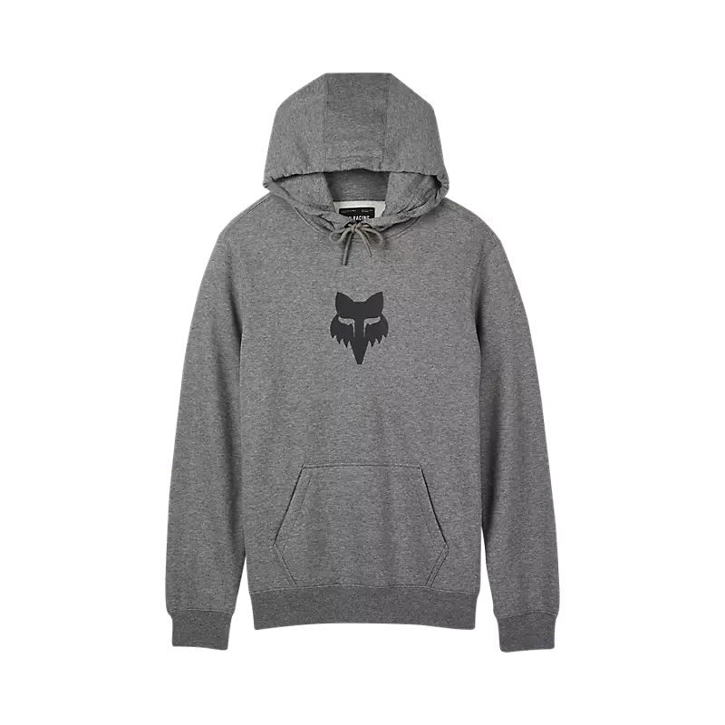 Fox Head Pullover Hoodie - Heather Graphite Grey