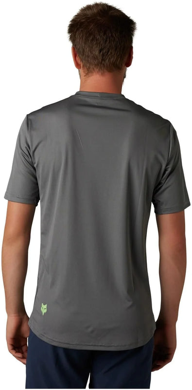 Fox Ranger Moth Race Short Sleeve Jersey - Pewter Grey SALE