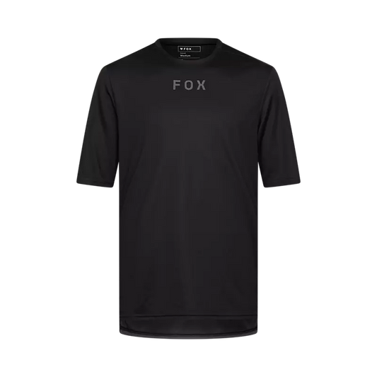 Fox Ranger Wordmark Short Sleeve Jersey - Black