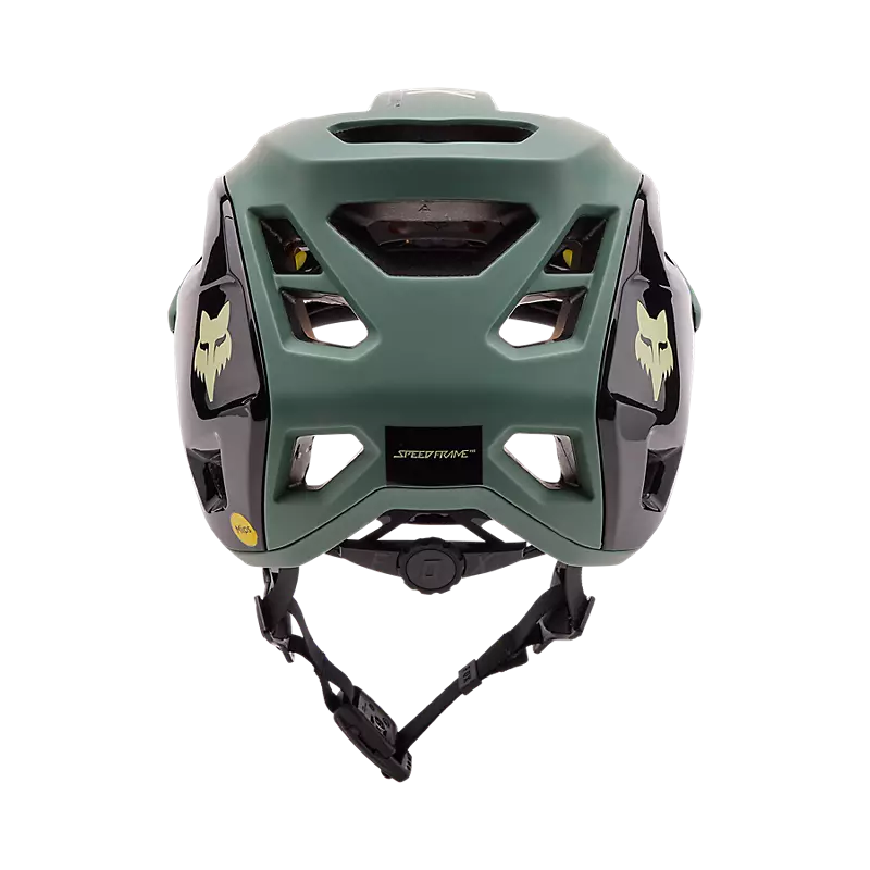 Sale - Fox Speedframe Pro Helmet - Blocked - Hunter Green - AW24