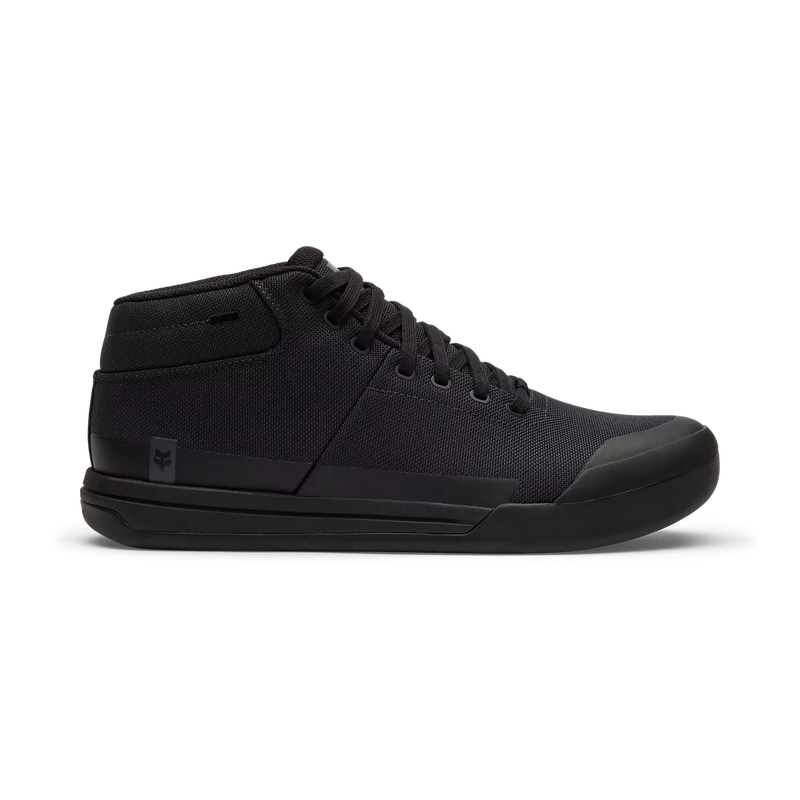 Fox Union Canvas Mid Flat Shoes - Black