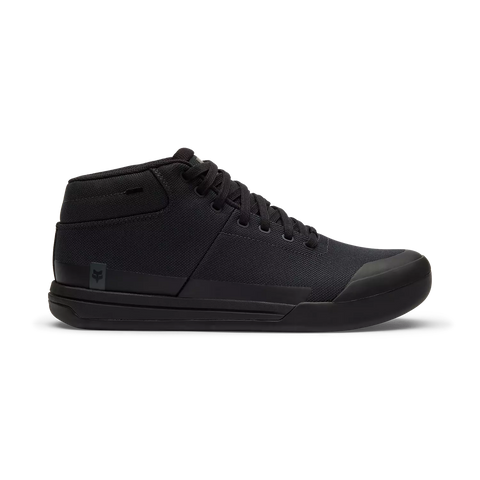 Fox Union Canvas Mid Flat Shoes - Black