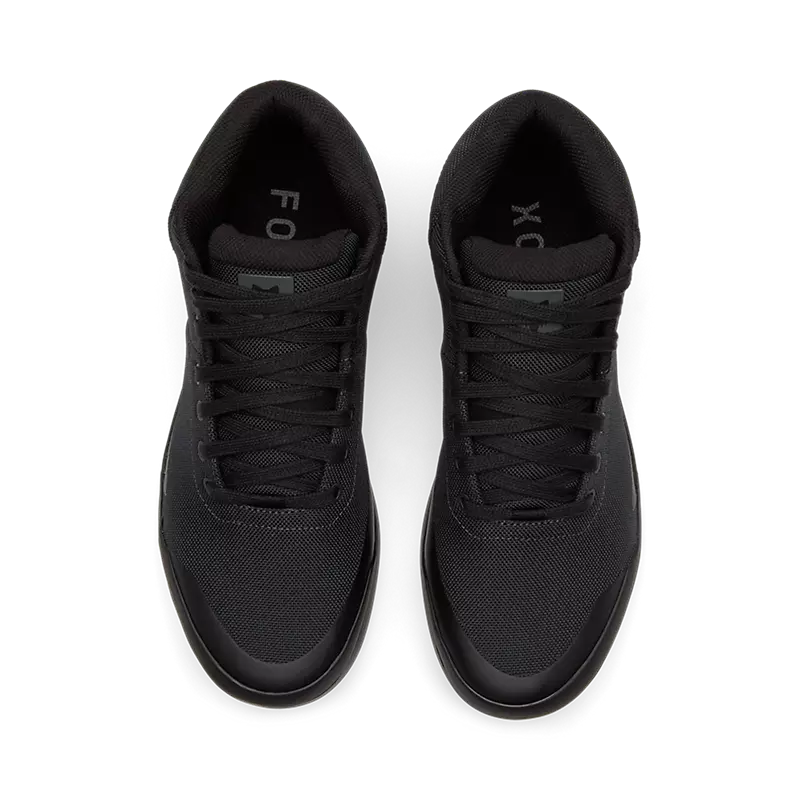 Fox Union Canvas Mid Flat Shoes - Black