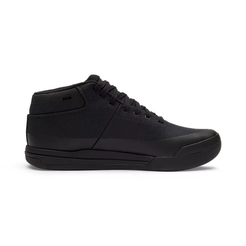 Fox Union Canvas Mid Flat Shoes - Black