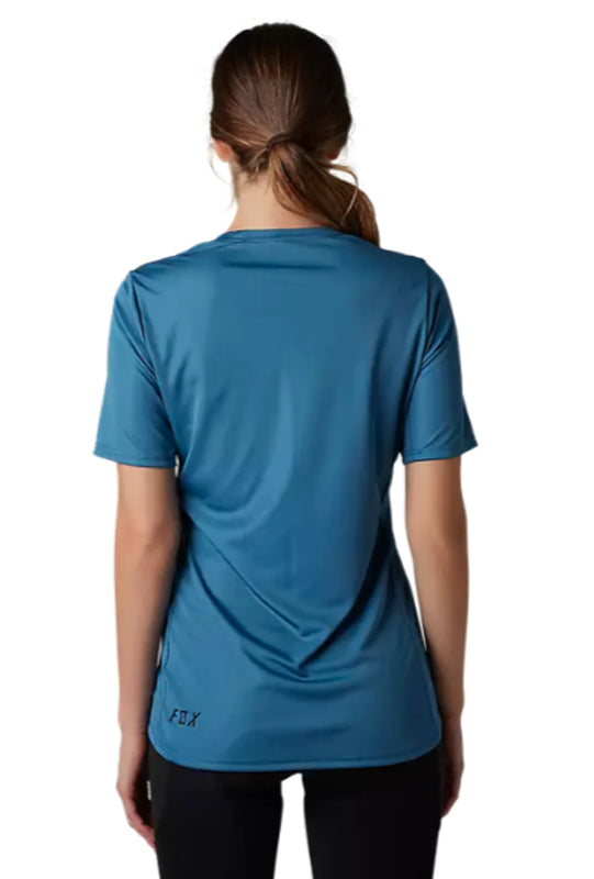Fox Womens Ranger Short Sleeve Jersey - Slate Blue SALE