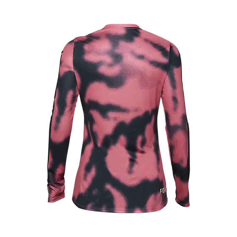 Sale - Fox Womens Ranger Taunt Long Sleeve Jersey - Guava Pink - AW24