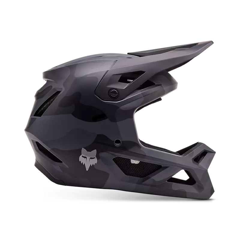 Fox Youth Rampage Full Face Helmet - Camo - Black