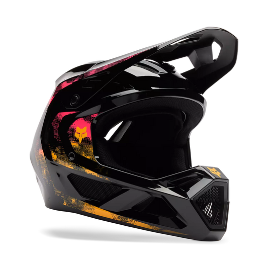 Fox Youth Rampage Full Face Helmet - Kairos - Tangerine - SALE