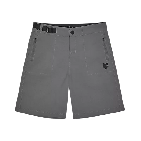 Sale - Fox Youth Ranger Lined Shorts - Pewter - AW24