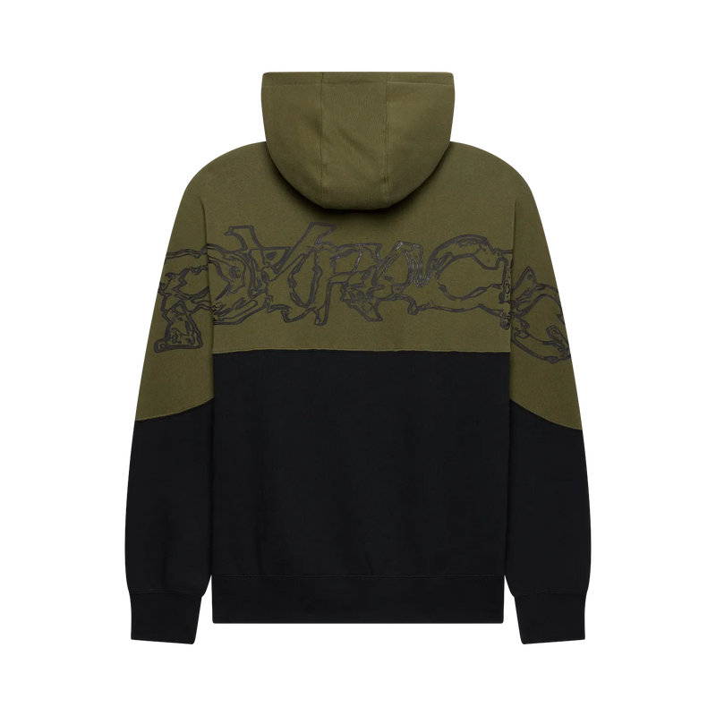 Fox Abyss Fleece Pullover Hoodie - Olive Green