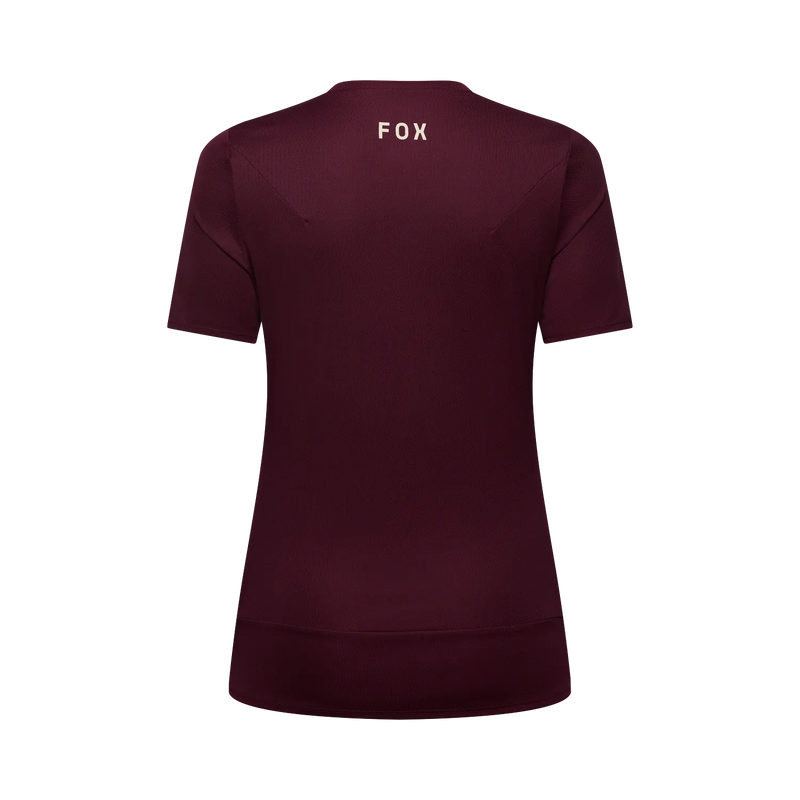Fox Womens Ranger Fox Head Jersey - Dark Maroon