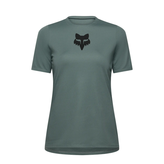 Fox Womens Ranger Fox Head Jersey - Sage Green