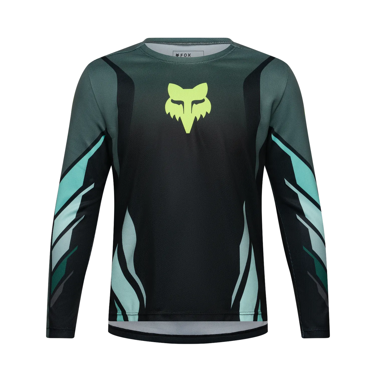 Fox Youth Ranger Long Sleeve Jersey Foundry - Sage Green