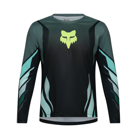 Fox Youth Ranger Long Sleeve Jersey Foundry - Sage Green