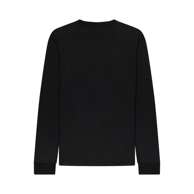 Fox Youth Roughcut Long Sleeve Tee - Ultra Black