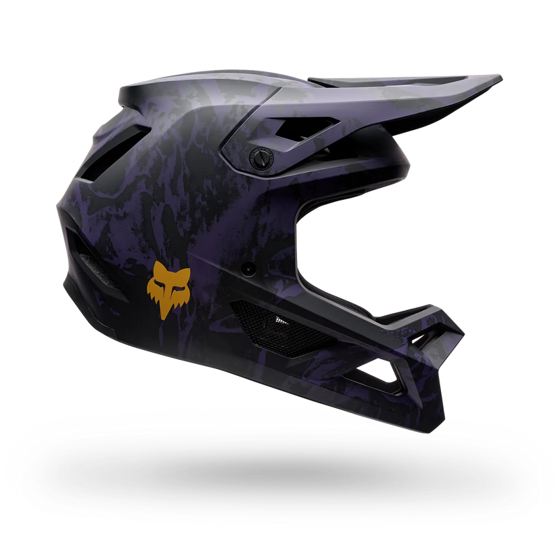 Fox Youth Rampage Full Face Helmet - Image Print - Plum - SALE