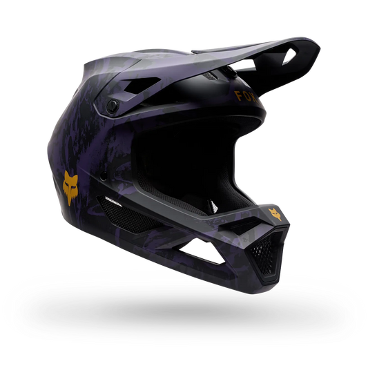 Fox Youth Rampage Full Face Helmet - Image Print - Plum - SALE