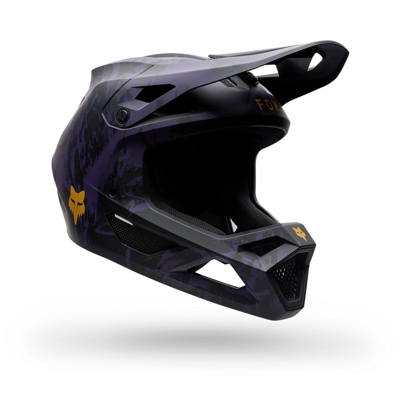 Fox Youth Rampage Full Face Helmet - Image Print - Plum - SALE